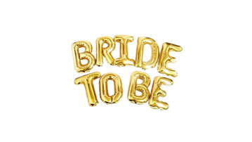 Picture of BRIDE TO BE FOIL 9PCS 